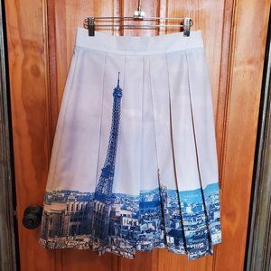 Modcloth Paris Eiffel Tower Skirt - M (fits like S)
